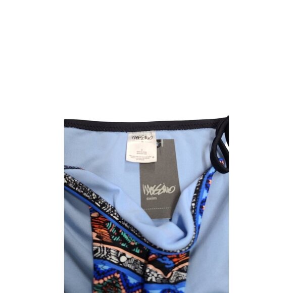 Mossimo Hipster Bikini Bottom Size Small Tassel Side Ties Black Multicol… - Picture 7 of 8